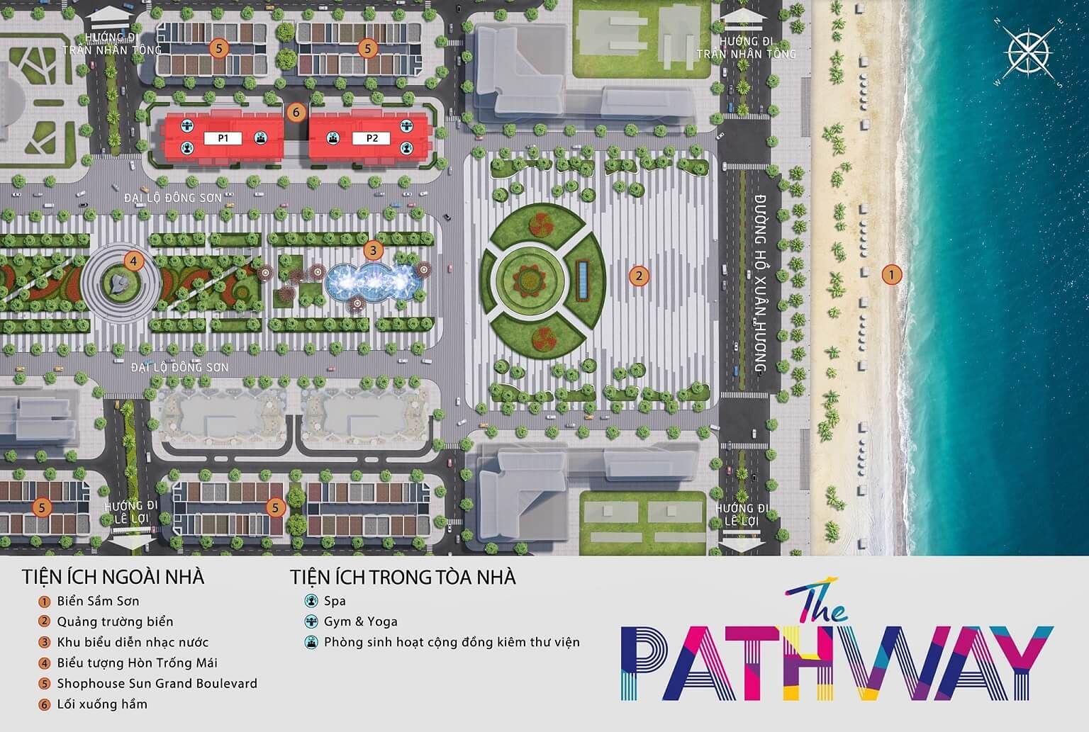 Bất động sản Thanh Hóa The Pathway có các tiện ích đa dạng
